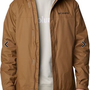 Columbia Tan packable Windbreaker Jacket